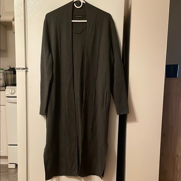 Banana Republic Women’s Small Gray Oversized Long Cardigan Sweater Pockets - Picture 1 of 6